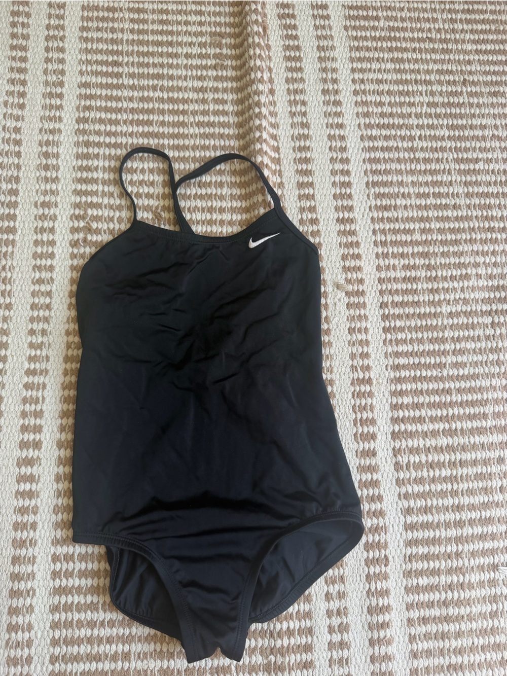 Nike Black One-Piece Athletic Swimsuit